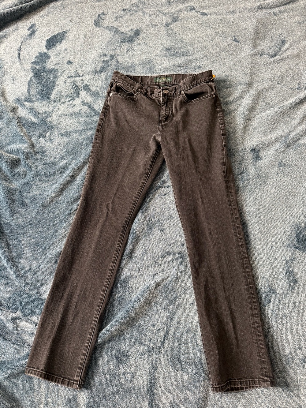Ralph Lauren Women's Straight-Leg Jeans in Black